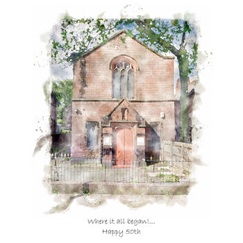 Christening Venue Personalised Print, 10 of 11
