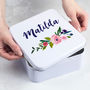 Personalised Floral Name Tin, thumbnail 1 of 4
