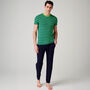 Men's 'Electric Lime' Bamboo Pyjama Set, thumbnail 1 of 7