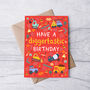 Any Age Construction Birthday Card, Boys Birthday Card, Digger, Vehicles, thumbnail 1 of 7