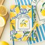 Italian Lemon Print A5 Recipe Journal, thumbnail 1 of 3