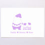 Personalised Bear Family In Jumpers Print, thumbnail 5 of 7