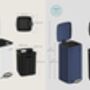 Steel Trash Can Pedal Bin With Soft Close Lid, thumbnail 2 of 7