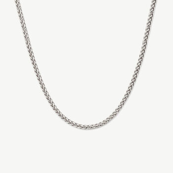0.1cm,0.3cm Or 0.4cm Men’s Twisted Chain Necklace In Gold Or Silver, Christmas Jewellery Gift, 3 of 11
