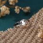 Dairy Cow Ring In Sterling Silver, thumbnail 2 of 11