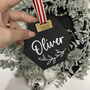 Luxury Personalised Christmas Decoration 2022 Seven, thumbnail 3 of 5