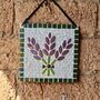 Lavender Plaque Craft Mosaic Kit Ideal For Beginners, thumbnail 5 of 8