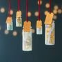 Personalised Map Hanging Bottle Christmas Bauble, thumbnail 2 of 5