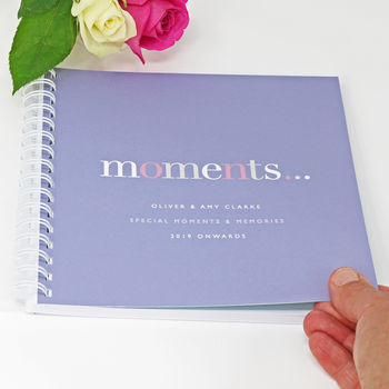 Personalised 'Moments' Memory Book, 8 of 12