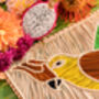 Colourful Birds Handwoven Placemat Set, thumbnail 8 of 10