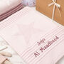 Baby Girl Pink Big Star Blanket, thumbnail 1 of 8