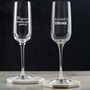 Personalised Engraved Flute, Custom Cocktail Glass Gift For Friends, thumbnail 6 of 10