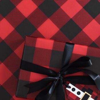 Gingham Christmas Wrapping Paper, 4 of 4