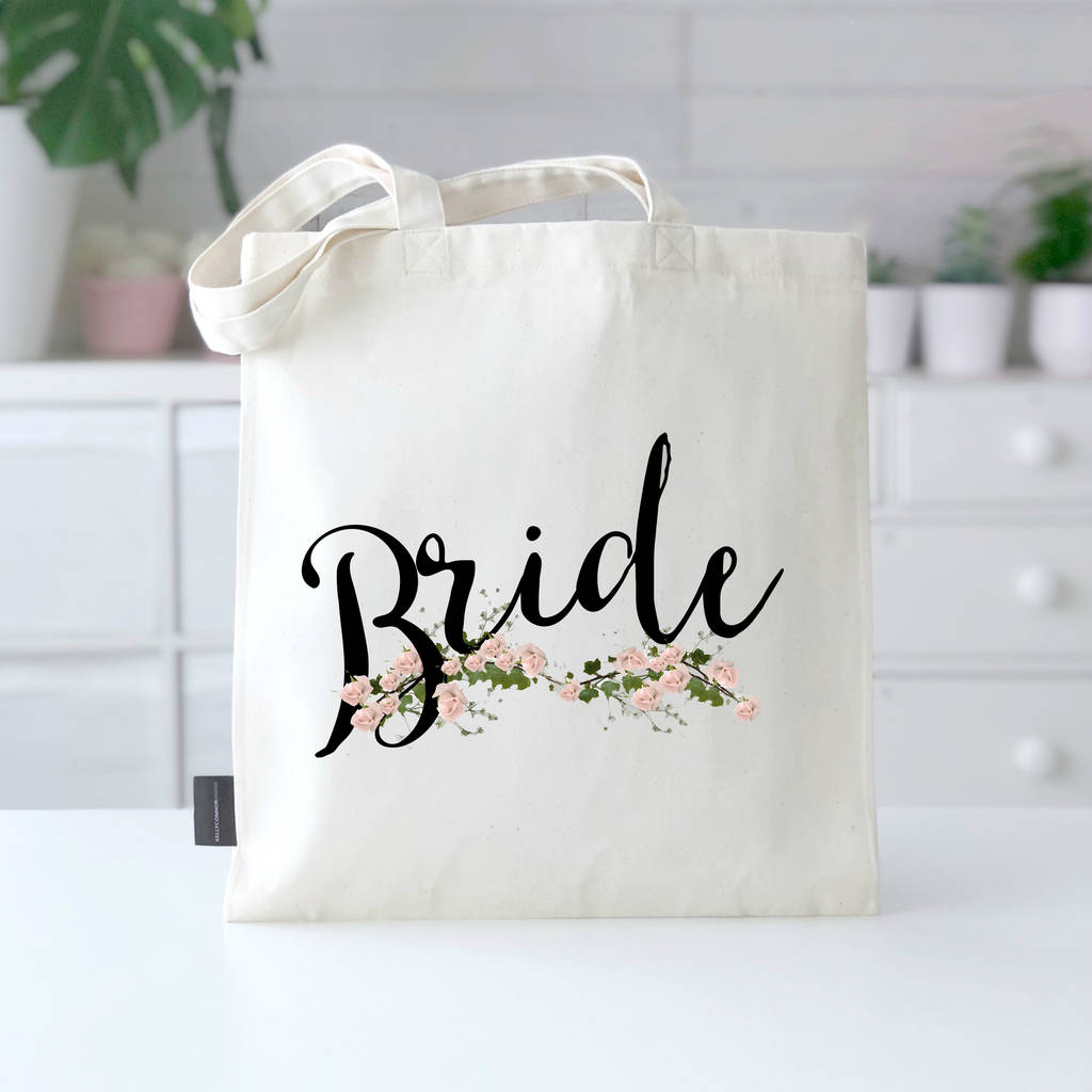 Wedding Bag Bride Pink Rose Tote By Kelly Connor Designs ...