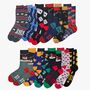 12 Day Christmas Advent Calendar Novelty Fun Bamboo Socks Mens, thumbnail 2 of 3