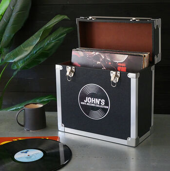Personalised Vinyl Record Storage Case, 2 of 8