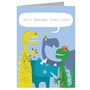 Personalised Dinosaurs Greetings Card, thumbnail 3 of 4