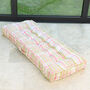 Pastel Plaid Padded Cotton Dog Bed, thumbnail 7 of 9