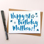 Personalised 'Happy Birthday' Greeting Card, thumbnail 1 of 11