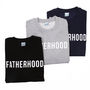 'Fatherhood' Men's Sweatshirt Jumper, thumbnail 4 of 8