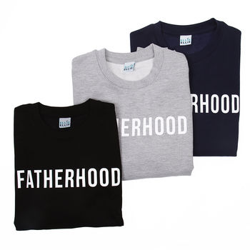 'Fatherhood' Men's Sweatshirt Jumper, 4 of 8