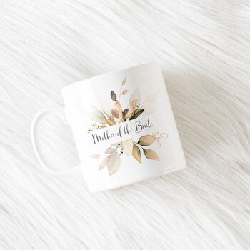 Floral Bridal Party Personalised Mugs, 5 of 6
