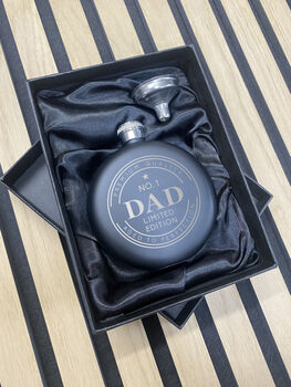 Limited Edition Dad Hip Flask, 2 of 6