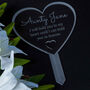 Personalised Memorial Marker Plaque Ornament Decoration, thumbnail 5 of 7