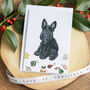 Scottish Terrier Christmas Card, thumbnail 1 of 7