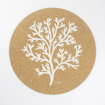 Cork Max Placemat Set Of Two | Coral, 6 of 6