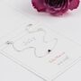 July Birthstone Sterling Silver Birthday Bracelet, thumbnail 2 of 12