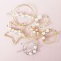 Gold, Pearl And Crystal Hair Clips, thumbnail 2 of 9