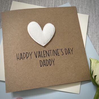 Happy Valentine's Day Daddy/Dada Heart Card, 2 of 2