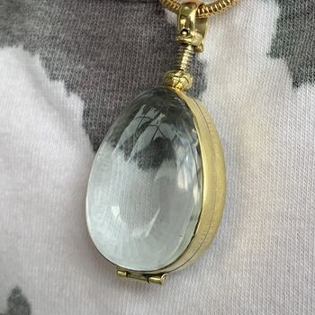 Silver Or Gold Locket Necklace For Photos, 2 of 8