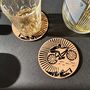 Cyclist Gift Coasters Set Four And Six, thumbnail 1 of 2