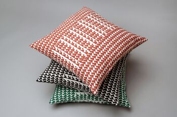Abstract Waves Pattern Cotton Cushion Cover, 11 of 12