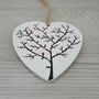 Cherry Blossom Design Heart Shaped Wall Hanging, thumbnail 4 of 5