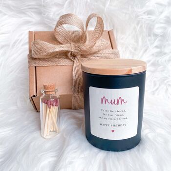 Happy Birthday Mum Candle – Gift Set For Mummy, 2 of 5