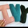 Corduroy Fabric Personalised Initial Letter, thumbnail 9 of 11