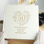 Personalised 50th Golden Anniversary Photo Album, thumbnail 1 of 4