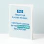 Anti Manosphere Father's Day Card, thumbnail 1 of 4