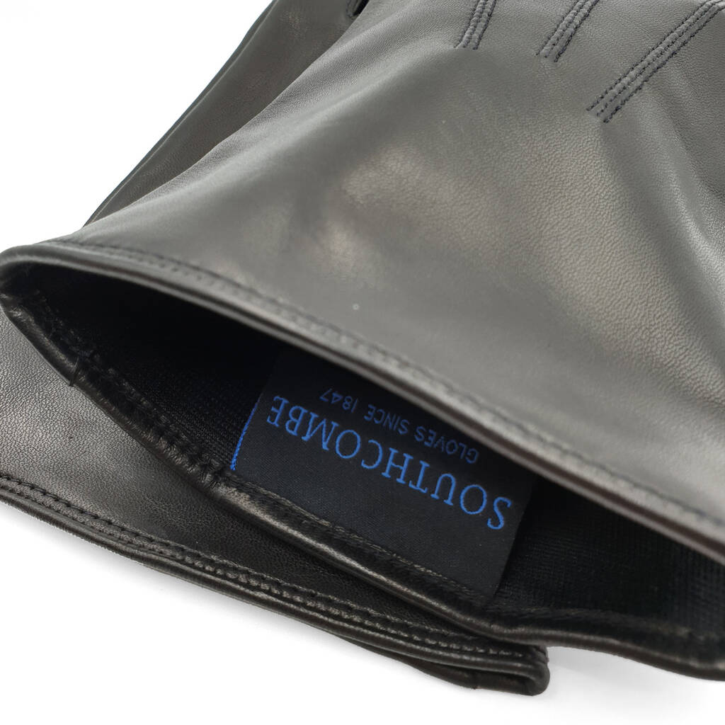 Hinton. Men's Silk Lined Leather Gloves By Gloves