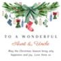 Merry Christmas To A Wonderful Auntie And Uncle Personalised Candle Gift, thumbnail 6 of 8