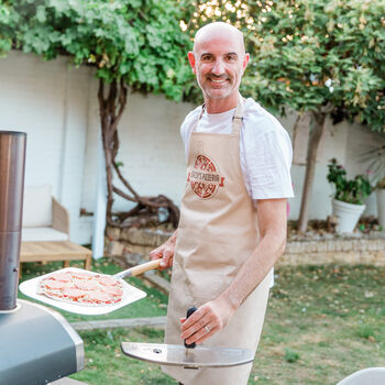 Personalised Adult And Child Matching Pizza Apron Set, 10 of 12