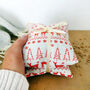 Christmas Fairisle Linen Wheat Heat Bag, thumbnail 1 of 5