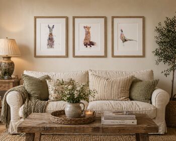 Trio Of Fox, Hare And Pheasant Prints, 3 of 6