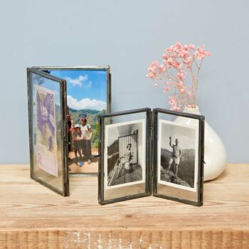 Recycled Glass Folded Photo Frame, 4 of 10