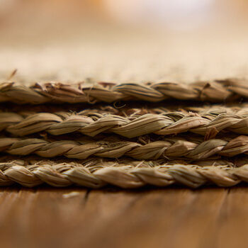 Set Of Four Oval Seagrass Placemats, 4 of 4