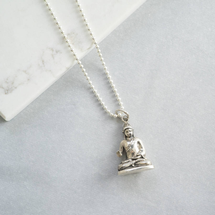 Silver Buddha By Silver Service Jewellery | notonthehighstreet.com