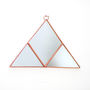 Geometric Triangle Wall Hanging Mirror, thumbnail 2 of 4